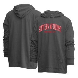 SMU Mustangs Southern Methodist NWT Gray Lightweight Hoodie - Size M